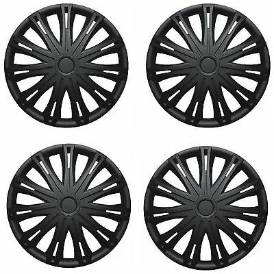 Copricerchi 14" Coprimozzo Scintilla Coperture in Plastica Set di 4 Inserti Argento specifici
