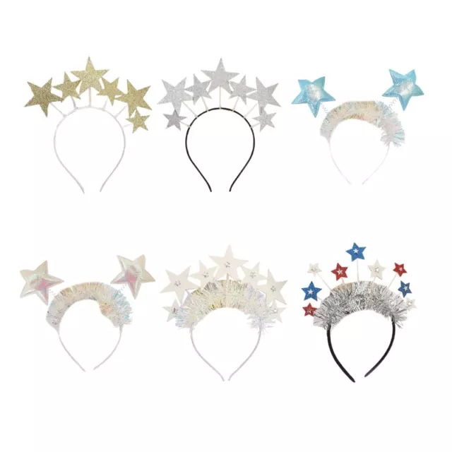 Christmas Headwear Headband Photo Party Cosplay Costumes Tinsel Dancing Party
