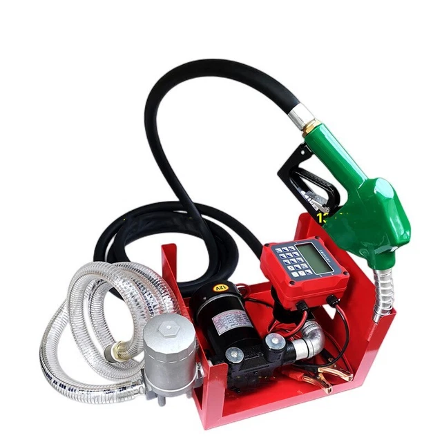 Pompa diesel autoadescante 12V24V220V pompa elettrica rifornimento quantitativo 550W