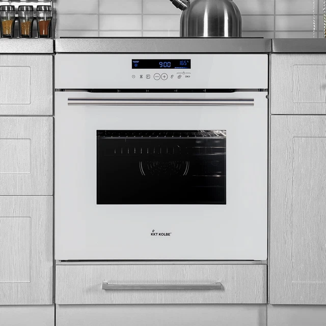 Cuisinière: 60cm Four encastrable EB8015W + 59cm Plaque Eletrique KFS59RL Gril 3