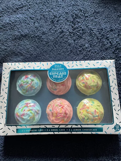 Bath And Bubble Cupcake Tray Bath Fizzers