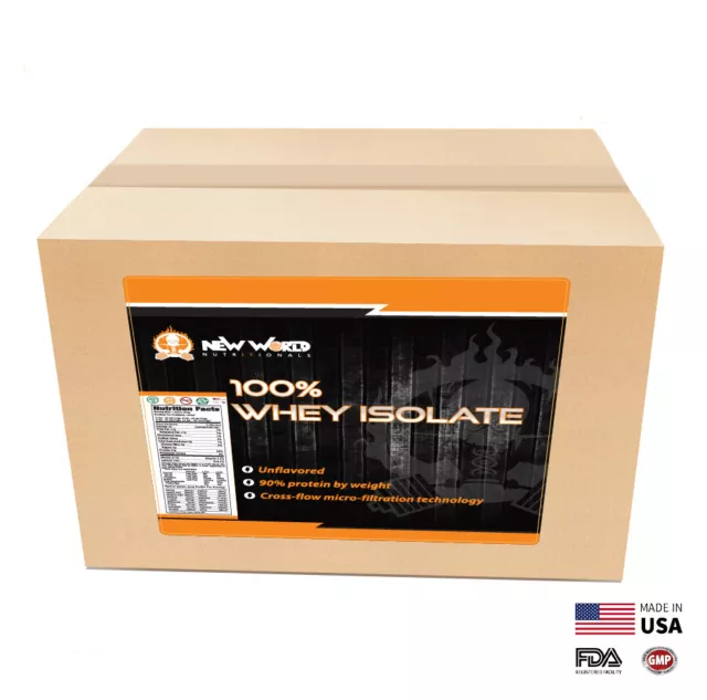 15lb Bulk Whey Protein ISOLATE (NOT concentrate) Manufacturer Direct STRAWBERRY