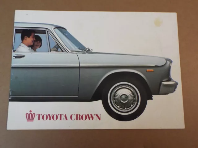 c1963 Toyota Crown range original Australian market 12 page brochure