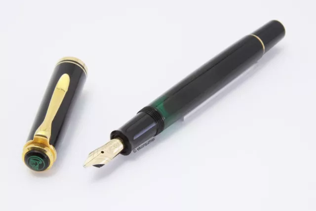 Pelikan M600 Hybrid Schwarz 14C BB Goldfeder Kolbenfüllhalter 1987