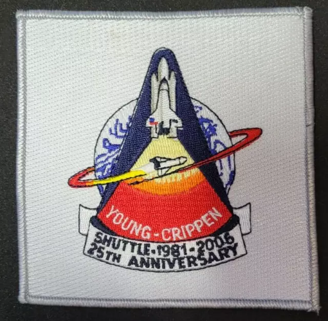 NASA Space Shuttle Columbia STS-1 Young/Crippen 25th Anniversary 4 1/2 inches