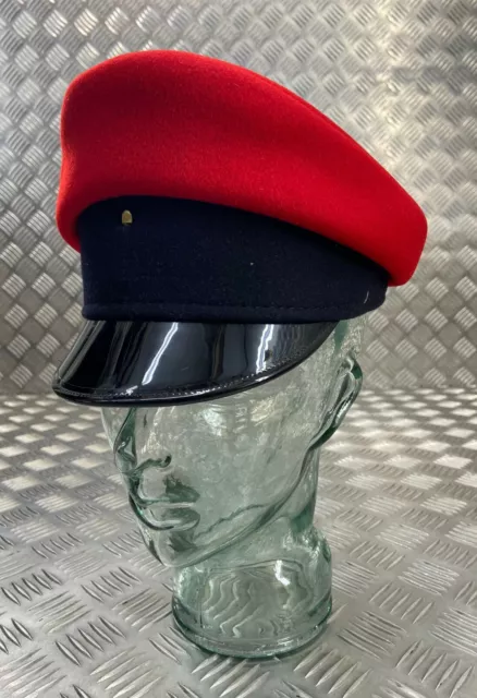 Genuine Military Issue Black Leather Dress Hat 5/8 Adjustable Chin Strap CS22 e Genuine Military Issue Black Leather Dress Hat 5/8 Adjustable Chin Strap CS22 e