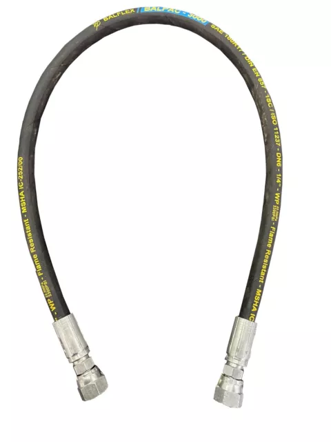 1/4" / # 4 Hydraulic Hose Assembly 36"