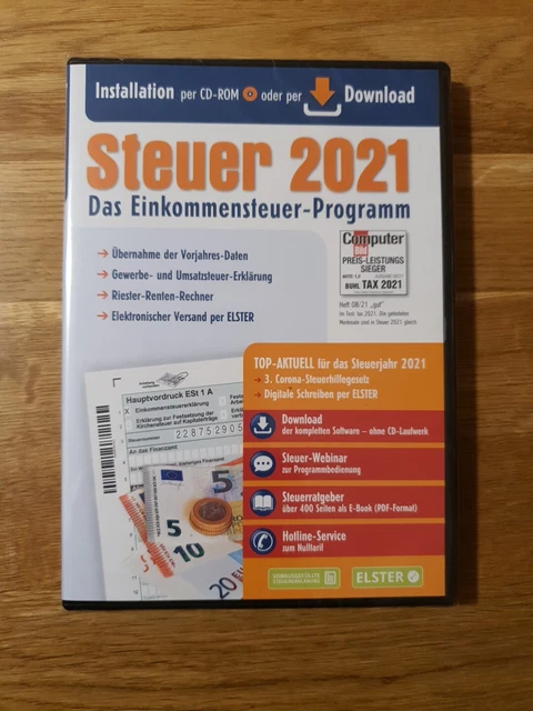 ALDI STEUER 2018 Das EinkommensteuerProgramm CDROM + Download EUR 5