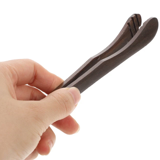 Kitchen Accessories Bamboo Tea Tongs Teacup Tongs Tweezers Metal Tweezers Clamp 4