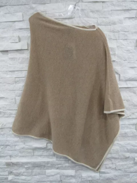 NWT Charter Club Macy's $149 Camel 100% Cashmere Poncho Cape Sweater OS S M L XL