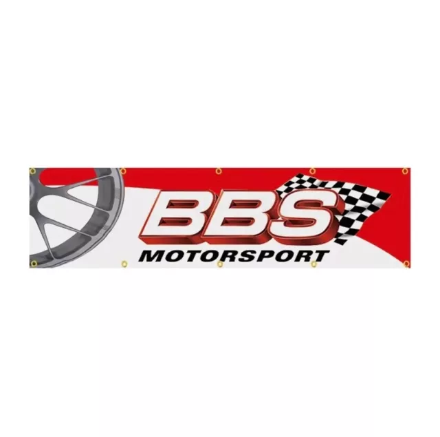 BBS Banner Fahne Flagge Werkstatt 60*240cm Neu