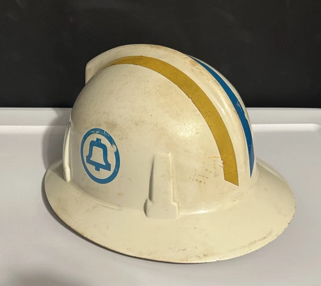 Vintage MSA TOPGARD Protective Hat Cap Hard Bell Telephone System Adjustable Sz