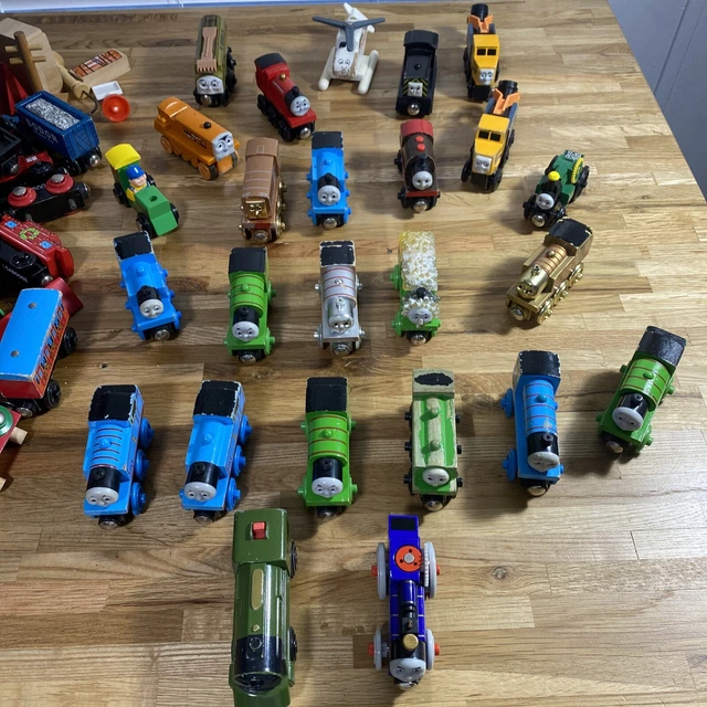 VINTAGE LOT 24 Thomas the Train Tank Engine Wooden Railway