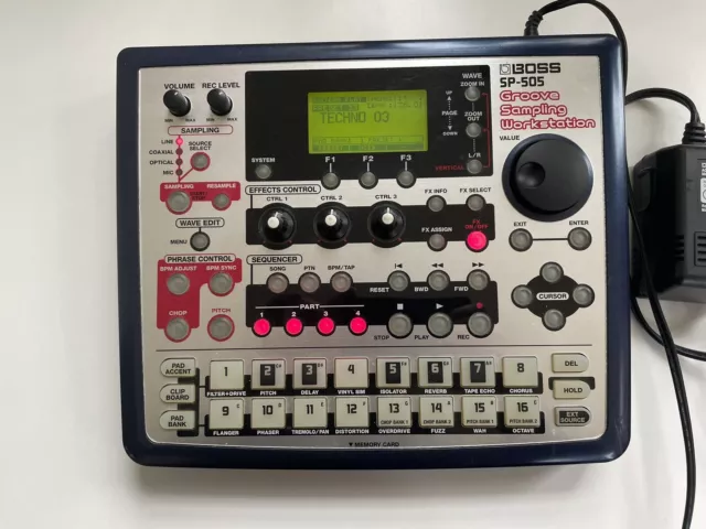 Boss SP 505 groove sampling work station Used in perfect working condition