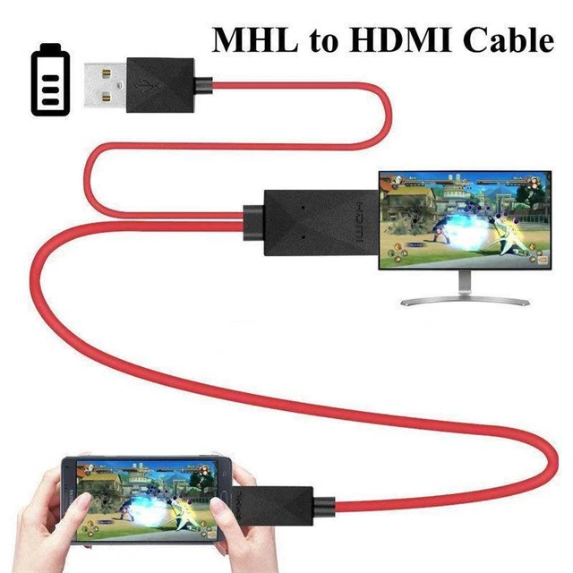 Cavo Adattatore Mhl Da Micro Usb Hdmi Per Samsung Galaxy S3 S4 S5 Note 2 3 Hdtv