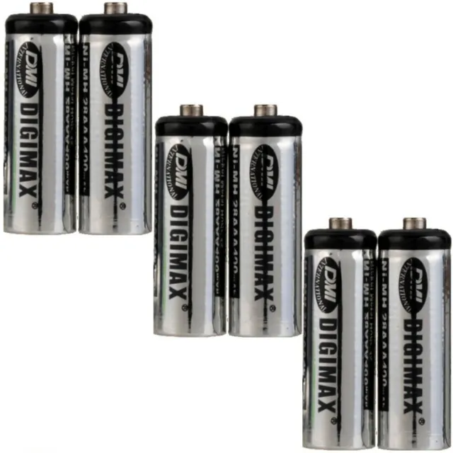 6 x IDect Batteries 2/3AAA Twin Trio X1 Quad Trio X1I Cordless Phones 122H Ni-Mh