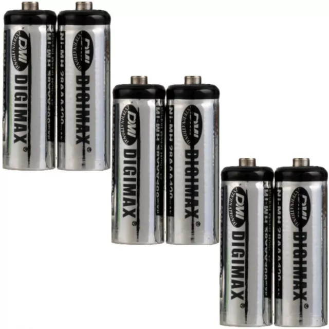 6 x Sanik replacements IDect Batteries 2/3AAA  Cordless Phones Ni-Mh