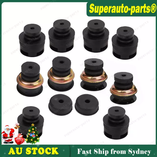 For Nissan Patrol GQ Y60 LWB Wagon Body Mount Set Kit + Rail Bushing (full set)