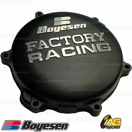 Boyesen Factory Racing Black Clutch Cover For Yamaha YZ 125 2005-2018
