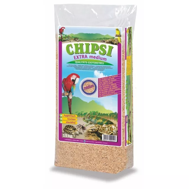 Chipsi Extra medium Buchenholzgranulat 2 x 15 kg (2,00€/kg)