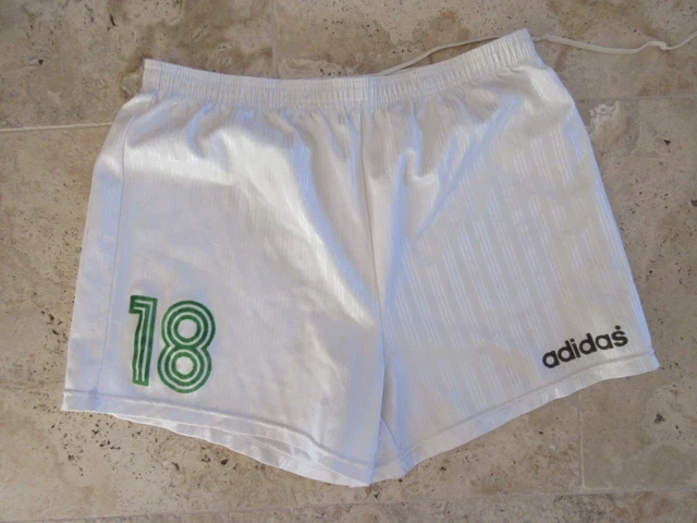 Short De Foot Vintage Kodokan – Blanc – Années 90 – Taille L – Made In France