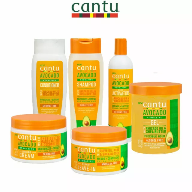 Cantu Avocado Curl Activator/Shampoo/Conditioner/Cream/Gel/Sets/Full Range