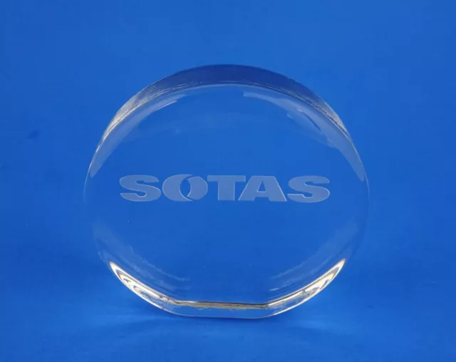 SOTAS Round Glass Paperweight