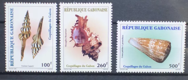 GABON 1996  Sea Shells Maritime Fauna MNH