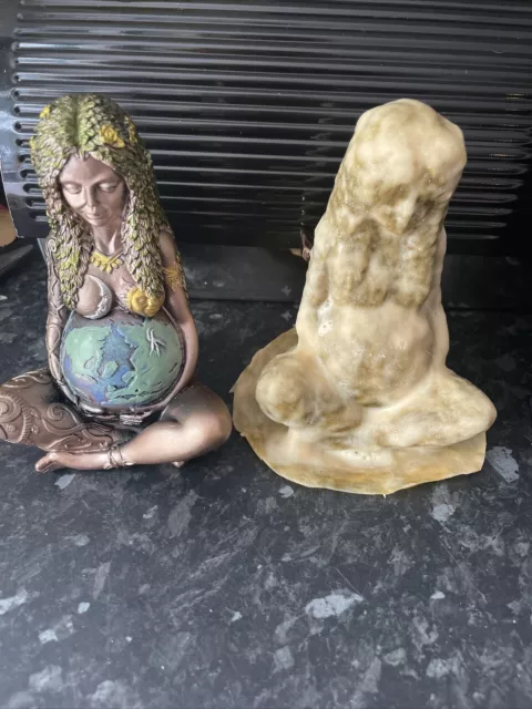 Latex Rubber Mould Mother Earth Goddess Figure Wiccan Pagan Altar Statue Mold