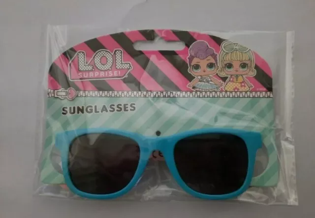 Occhiali da sole LOL Surprise Ragazze Carattere LOL Surprise UV400 NUOVI Blu turchese