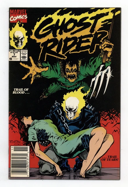 Ghost Rider #7 FN- 5.5 1990 Low Grade