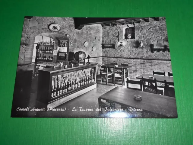 Cartolina Castell'Arquato ( Piacenza ) - La Taverna del Falconiere - Interno #1