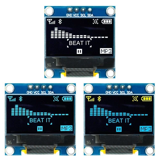 FOR ARDUINO IIC I2C SPI Serial LED Screen Board OLED Display Module ...