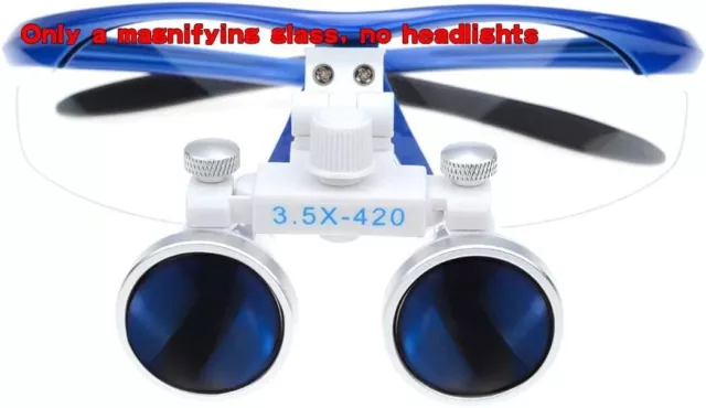 Mike-Dental Loupes binoculaires pour chirurgie dentaire 35 x 420 mm 2