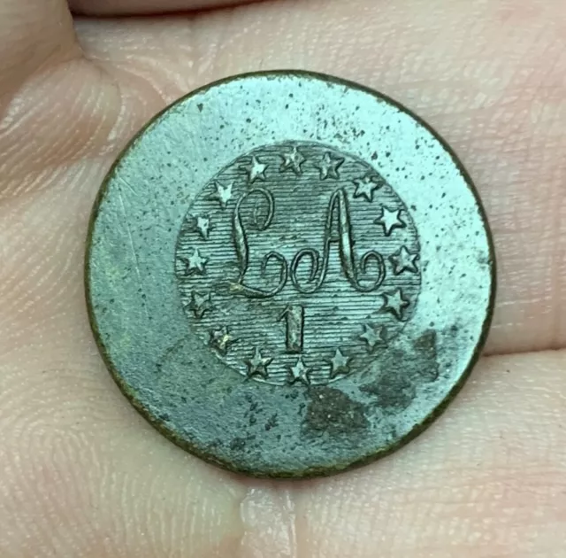 Light Artillery 1st Regiment 1808-1821 Pre Civil War Coat Button