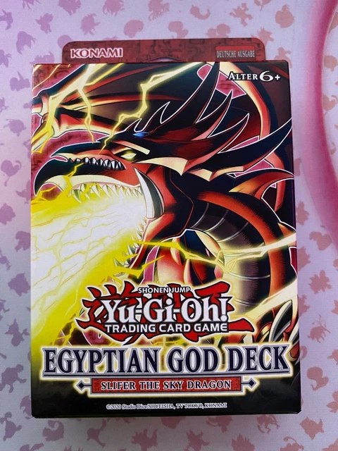 YU-GI-OH! Mazzo Dio Egizio Slifer Il Drago Del Cielo - 40 Carte + Tappetino Da Gioco - Perfetto Per Collezionisti E Appassionati