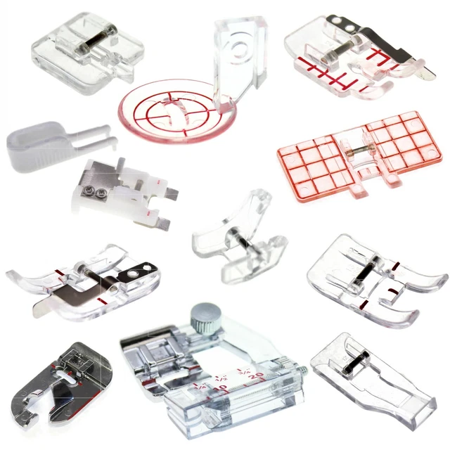 HUSQVARNA VIKING SEWING Machine Feet, Snap On & Screw Presser Feet £9.