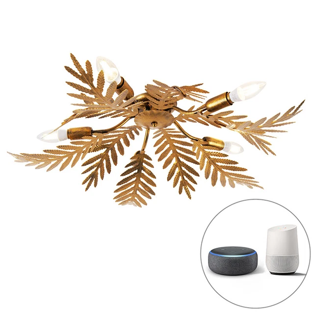 QAZQA Deckenleuchte / Deckenlampe botanica - D 70 cm - Retro / Landhaus - Inn...