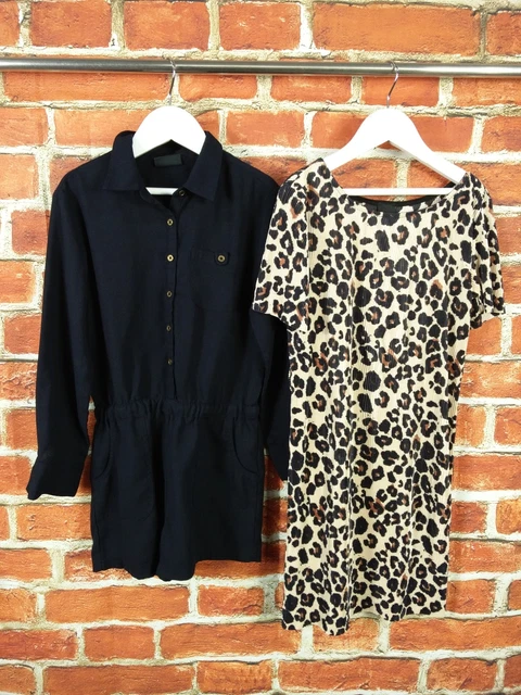 Girls Bundle Age 7-8 Years Next River Island Dress Playsuit Leopard Kids 128Cm