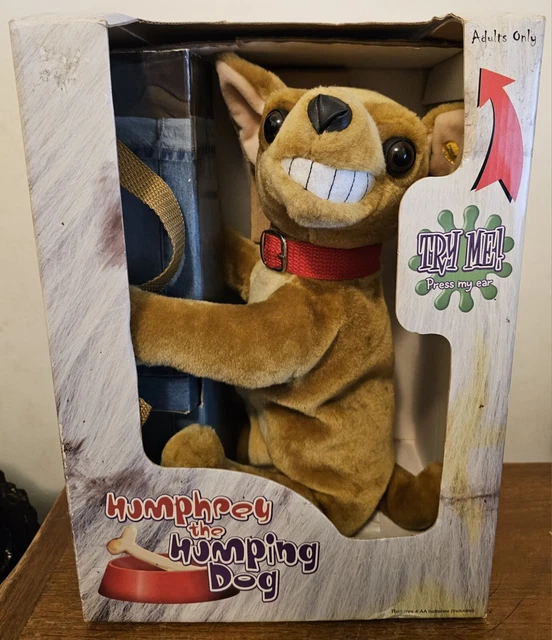 HUMPHREY THE HUMPING Dog Chihuahua Novelty Plush ADULT Gemmy Boxed ...