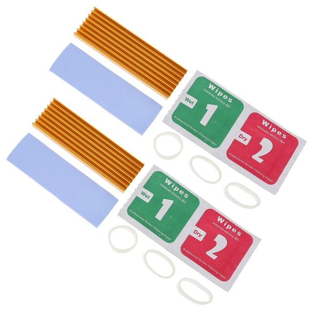 2 Sets Thermoweste Aluminium Heizkörper SSD-Kühlkörper Aus Metall