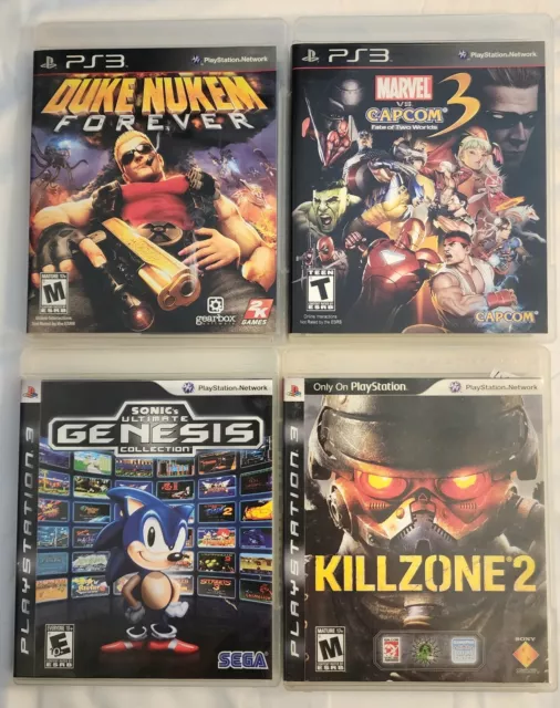 PS3 Games: Variety Bundle (Read Description) Includes Sonic and Killzone