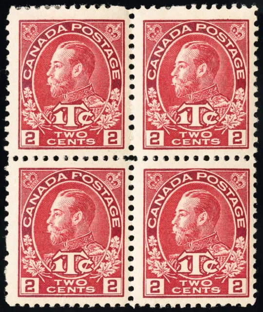 Canada Stamps # MR3 MNH+MVLH VF Block Scott Value $107.50