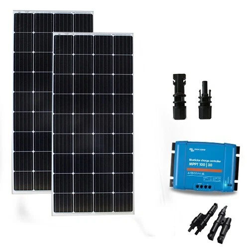 600W Watt 100A Monocrystalline Solar Panel RV Camping Home Off Grid