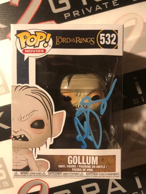 Andy Serkis ACOA Autograph Signed Gollum Funko Pop Lord of the Ring Marvel