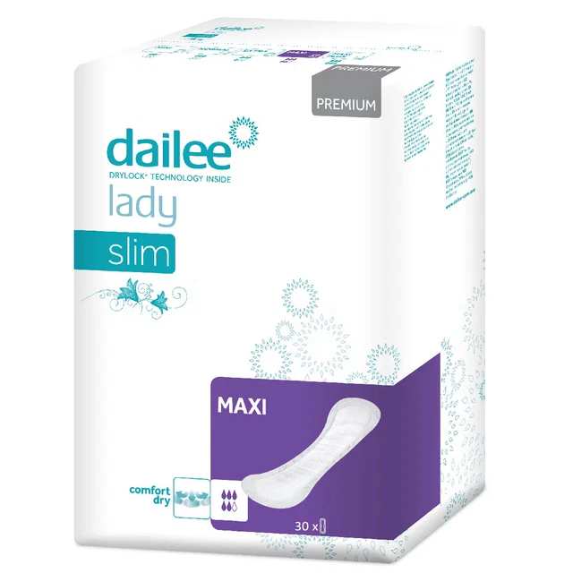 Anatomische Einlagen Dailee Lady Slim Premium Maxi, 30 Stück, blitz UPS