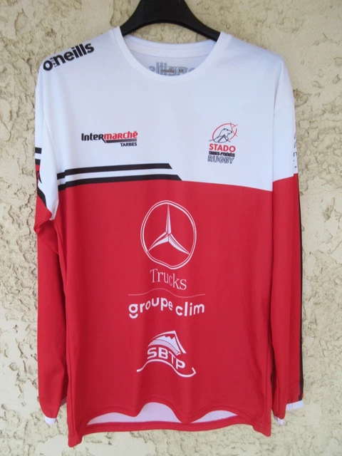 Maillot Tarbes Pyrénées Rugby Porté Match N°20 DUARIG - Taille M - Match Worn
