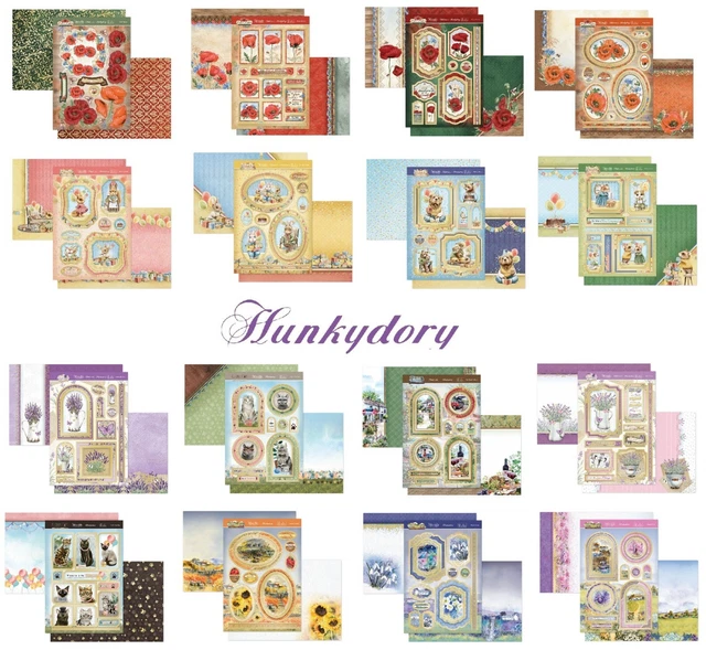 HUNKYDORY GREETING & Birthday Card Making Kits Luxury Topper Set Pack