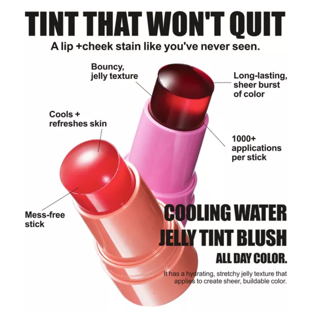 MILK MAKEUP Cooling Water Jelly Tint Lip + Cheek Blush Color Women HOT