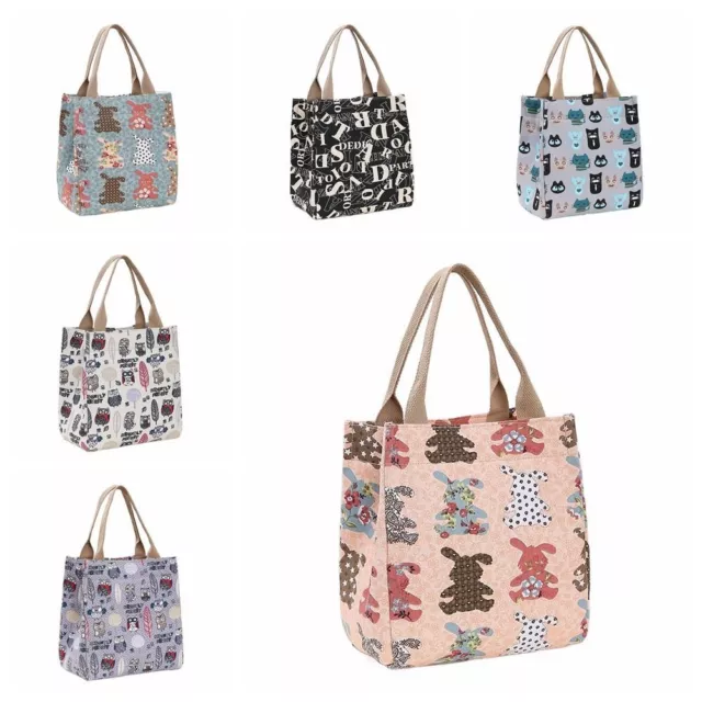 Canvas Storage Bag Cartoon Tote Bag Cute Handbag  Travel
